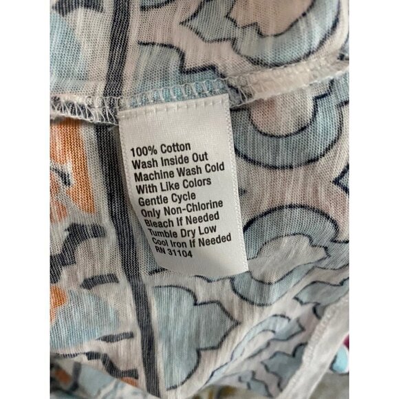 Crown & Ivy Floral Ruffle Tank Top Womens Size S - Picture 6 of 7